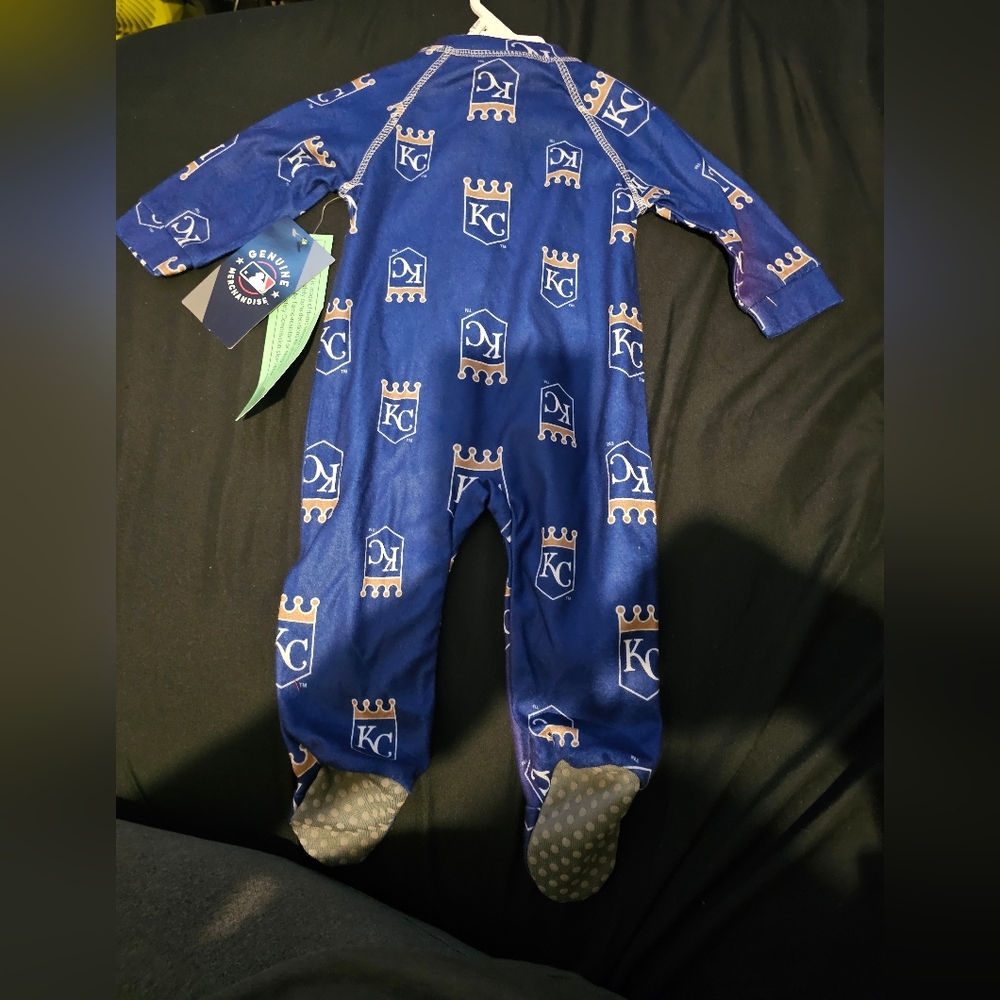 Genuine Merchandise Kids Footie Pajama - Royal Blue
